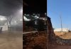 Ventos fortes derrubam tendas e árvores durante temporal em Colinas do Tocantins